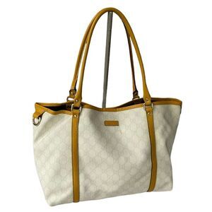 Gucci Supreme Joy Medium Tote Handbag Purse Shoulder Bag Designer Authentic